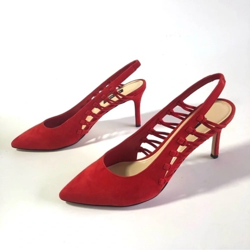 Nine West Milia Slingback Side Cutout Pump